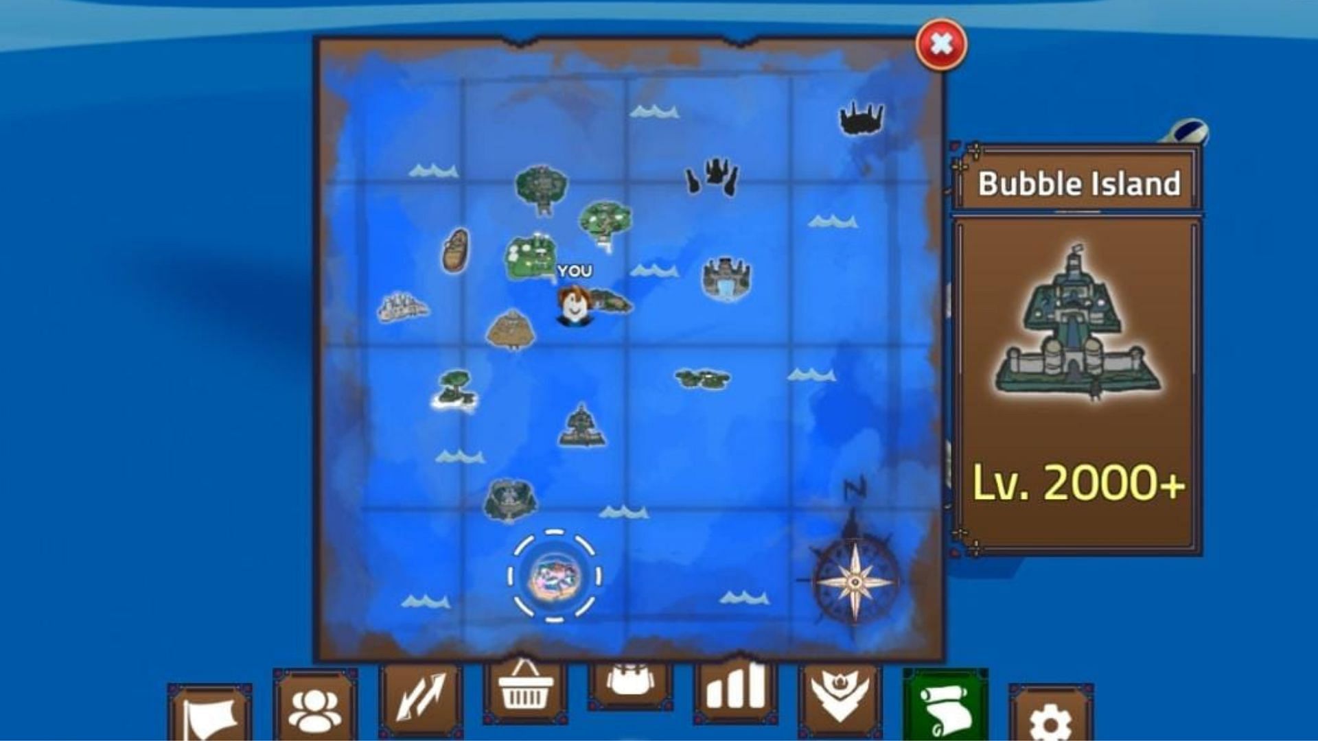 The First Sea map (Image via Roblox)